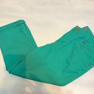 New Directions Mint Green Weekend Capris